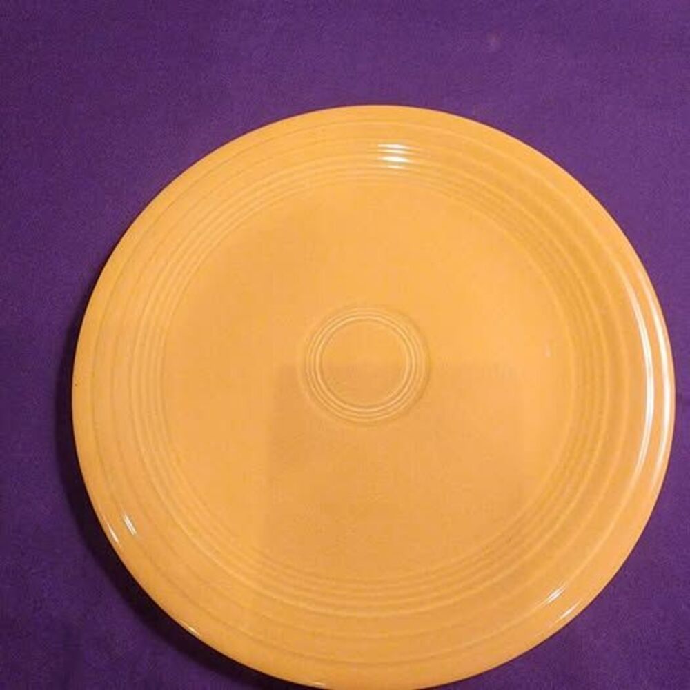 Vintage Yellow Fiesta dinner plate, 9.5 inches #